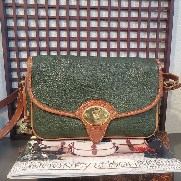 Vintage Dooney & Bourke Cavalry Crossbody - Picture 1 of 7